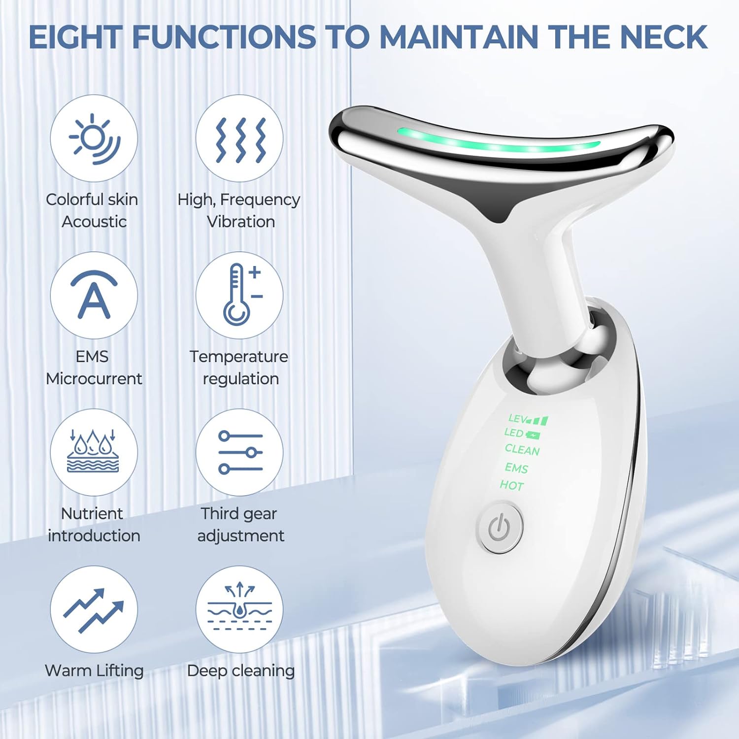 Anti Wrinkles Neck & Face Sculpting Massager with 3 Modes