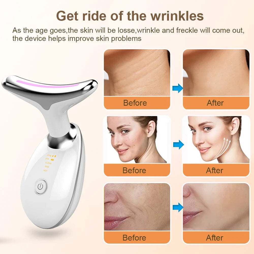 Anti Wrinkles Neck & Face Sculpting Massager with 3 Modes